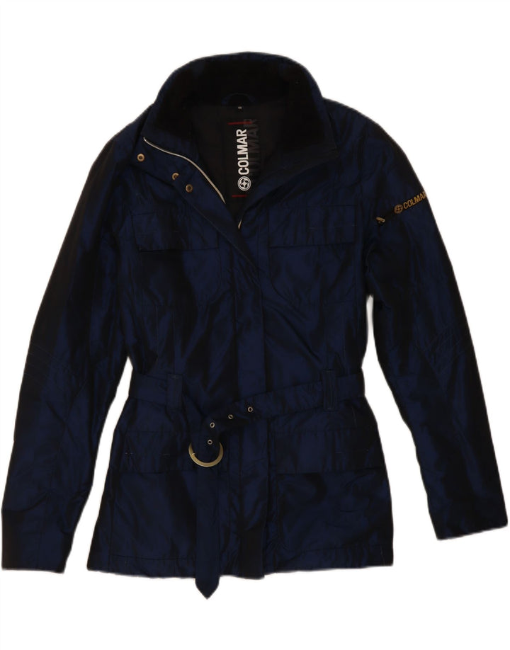 COLMAR Womens Utility Jacket IT 44 Medium Navy Blue Vintage Colmar and Second-Hand Colmar from Messina Hembry 