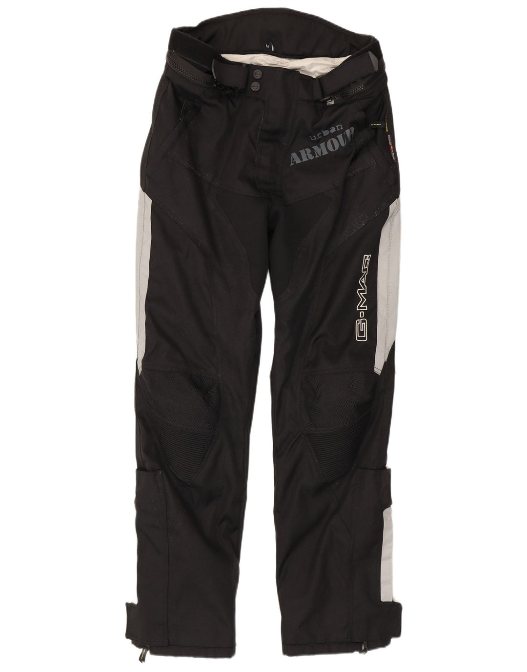 G-mac Mens Graphic Trousers Medium W32 L33 Black Colourblock Motorcycle