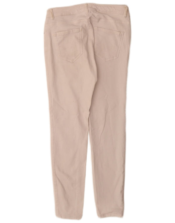 Zara Womens Slim Jeans EU 40 Medium W30 L28 White Cotton