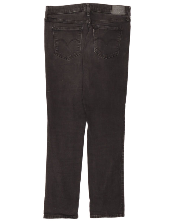 Levi's Womens 312 Shaping Slim Jeans W31 L30 Black Cotton