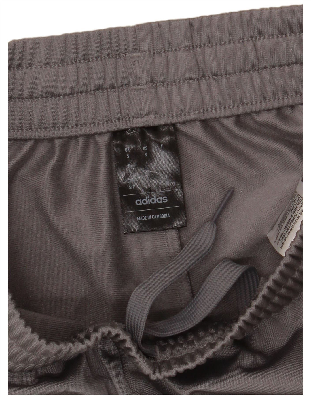Adidas Mens Graphic Tracksuit Trousers Joggers Small Grey Polyester
