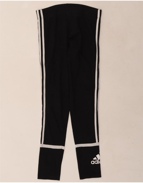 Adidas Womens Graphic Leggings UK 12/14 Medium Black