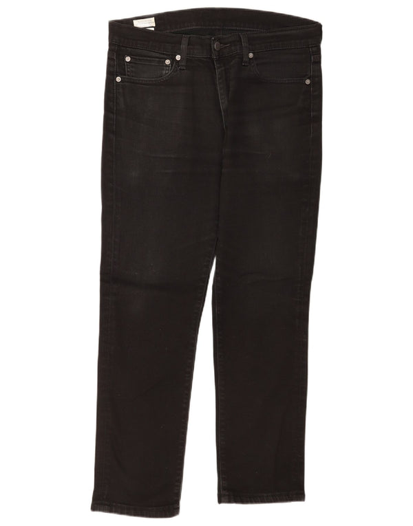Levi's Mens 511 Slim Jeans W33 L27 Black Cotton