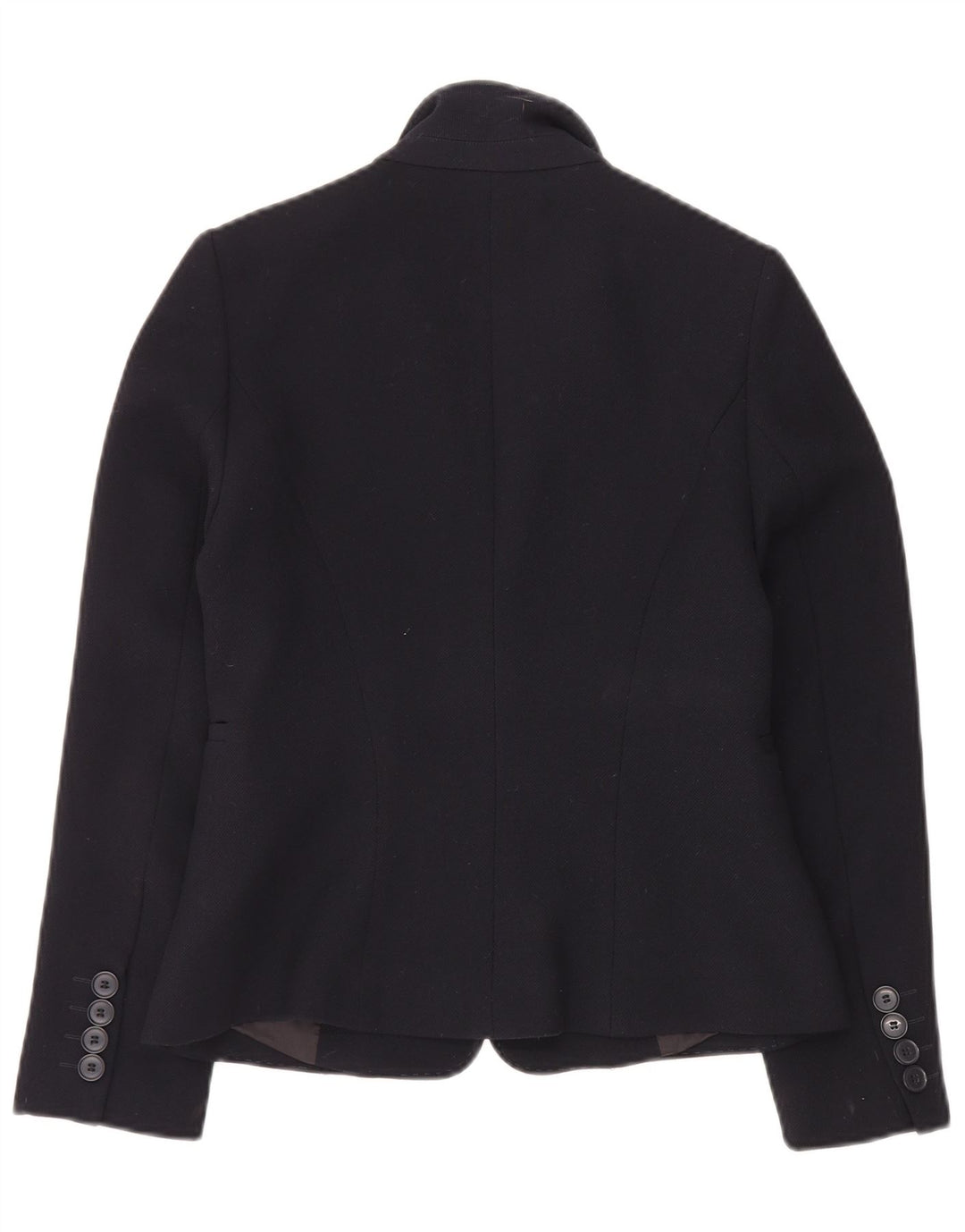 Hobbs Womens 1 Button Blazer Jacket UK 8 Small  Navy Blue Polyester
