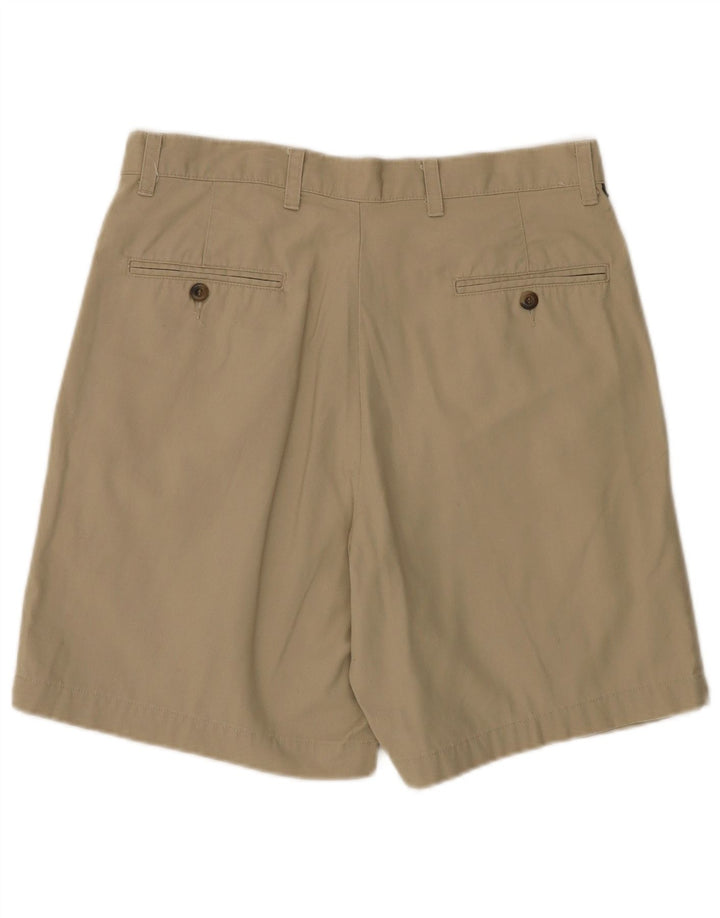 DOCKERS Mens Pegged Chino Shorts W33 Medium Beige Cotton