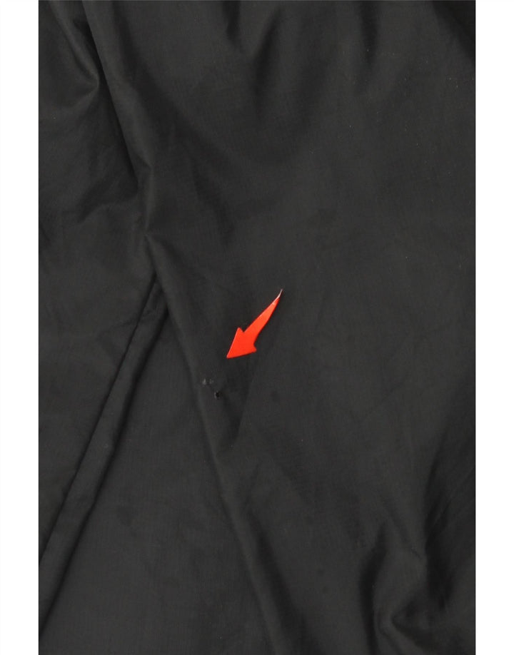 Nike Mens Hooded Rain Jacket UK 36 Small Black Nylon