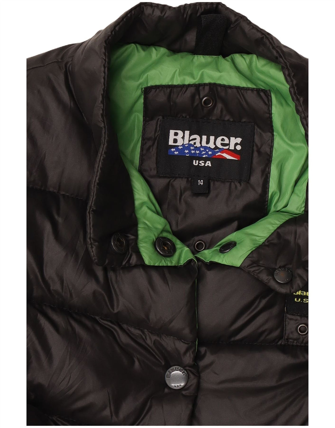 Blauer Girls Crop Padded Jacket 13-14 Years Black