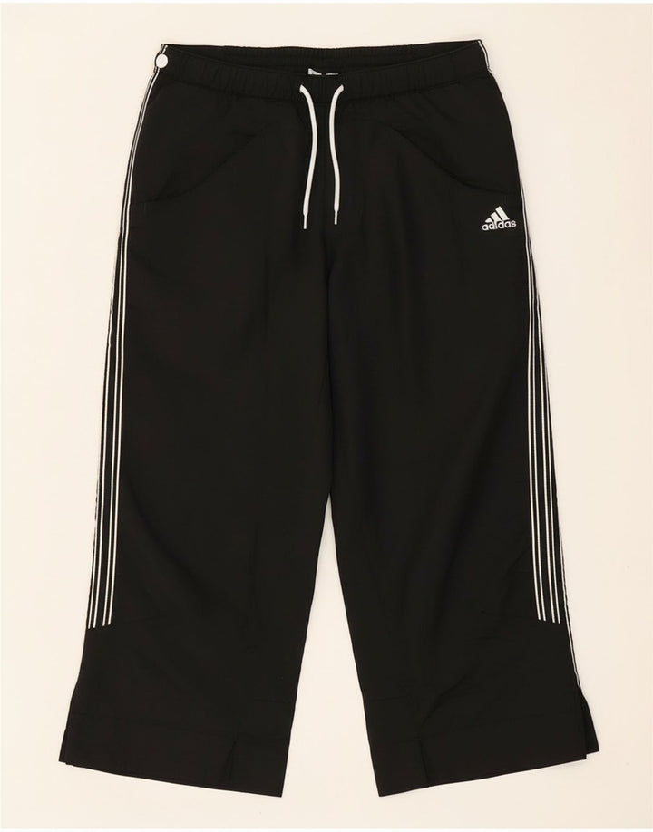 Adidas Womens Clima Proof Capri Tracksuit Trousers UK 10 Small Black