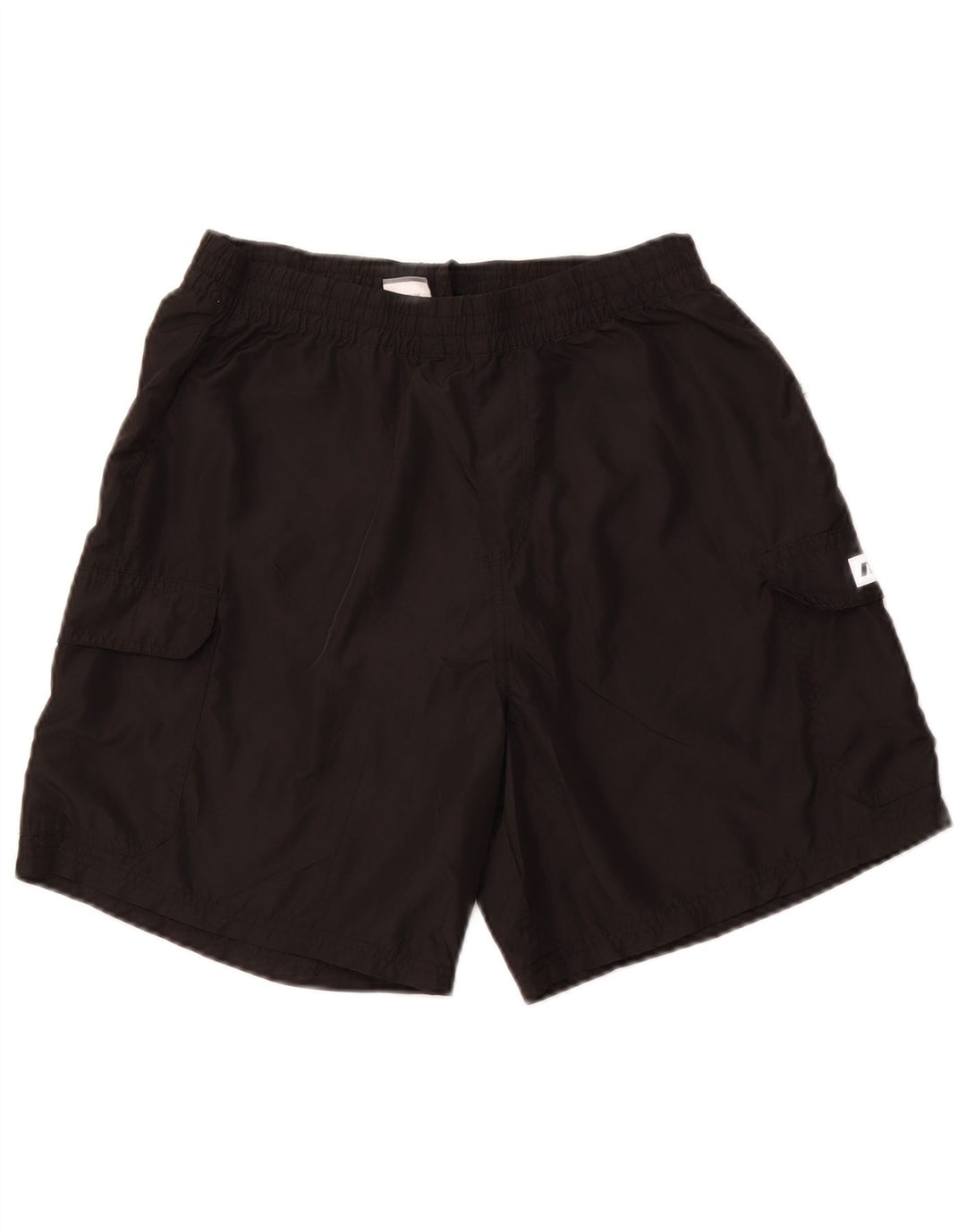 RUSSELL ATHLETIC Mens Sport Shorts Medium  Black Polyester