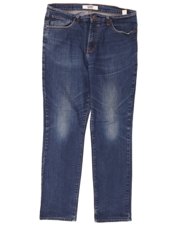 Tommy Hilfiger Mens Droite Slim Jeans W36 L32 Blue