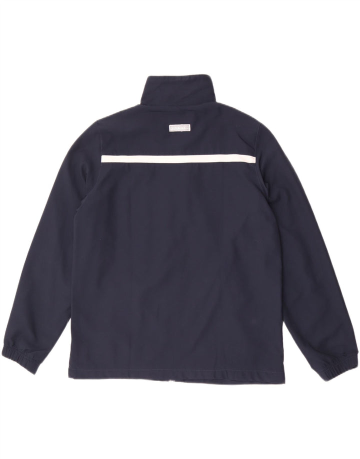 Sergio Tacchini Mens Tracksuit Top Jacket Medium Navy Blue Colourblock