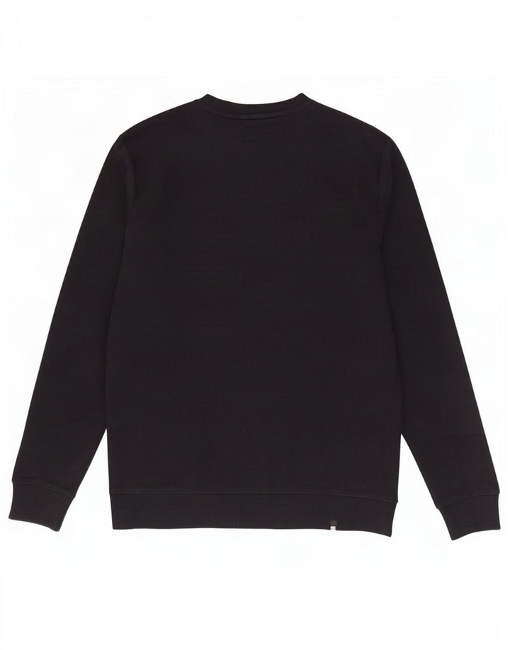 DC Mens Graphic Sweatshirt Jumper Small Black Cotton