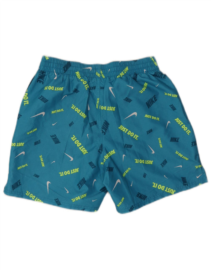 Nike Mens Graphic Sport Shorts Small  Blue Polyester