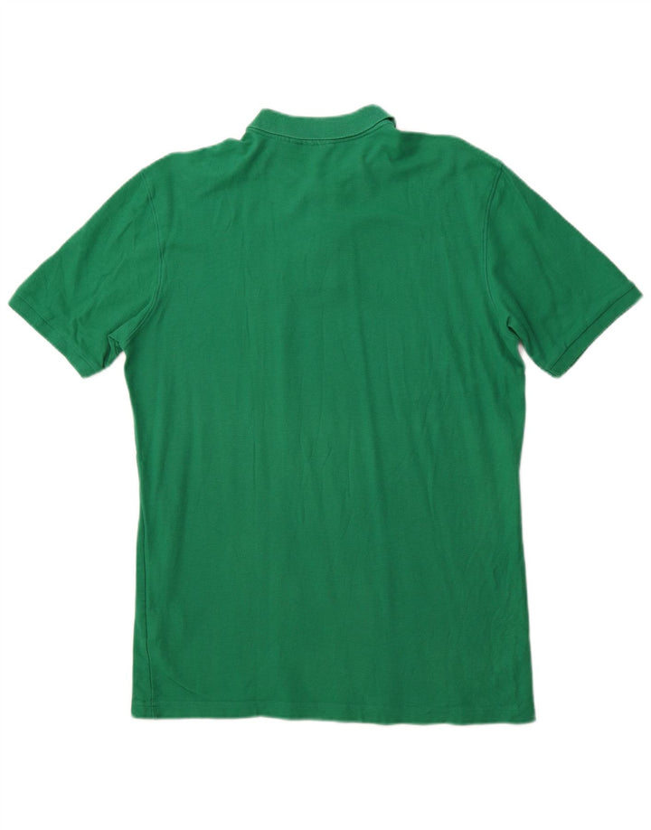 FILA Mens Polo Shirt Large Green Cotton