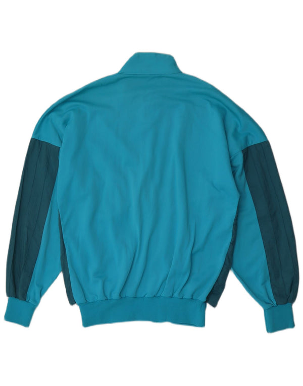 AUSTRALIAN L'ALPINA Mens Tracksuit Top Jacket IT 50 Medium Blue Colourblock