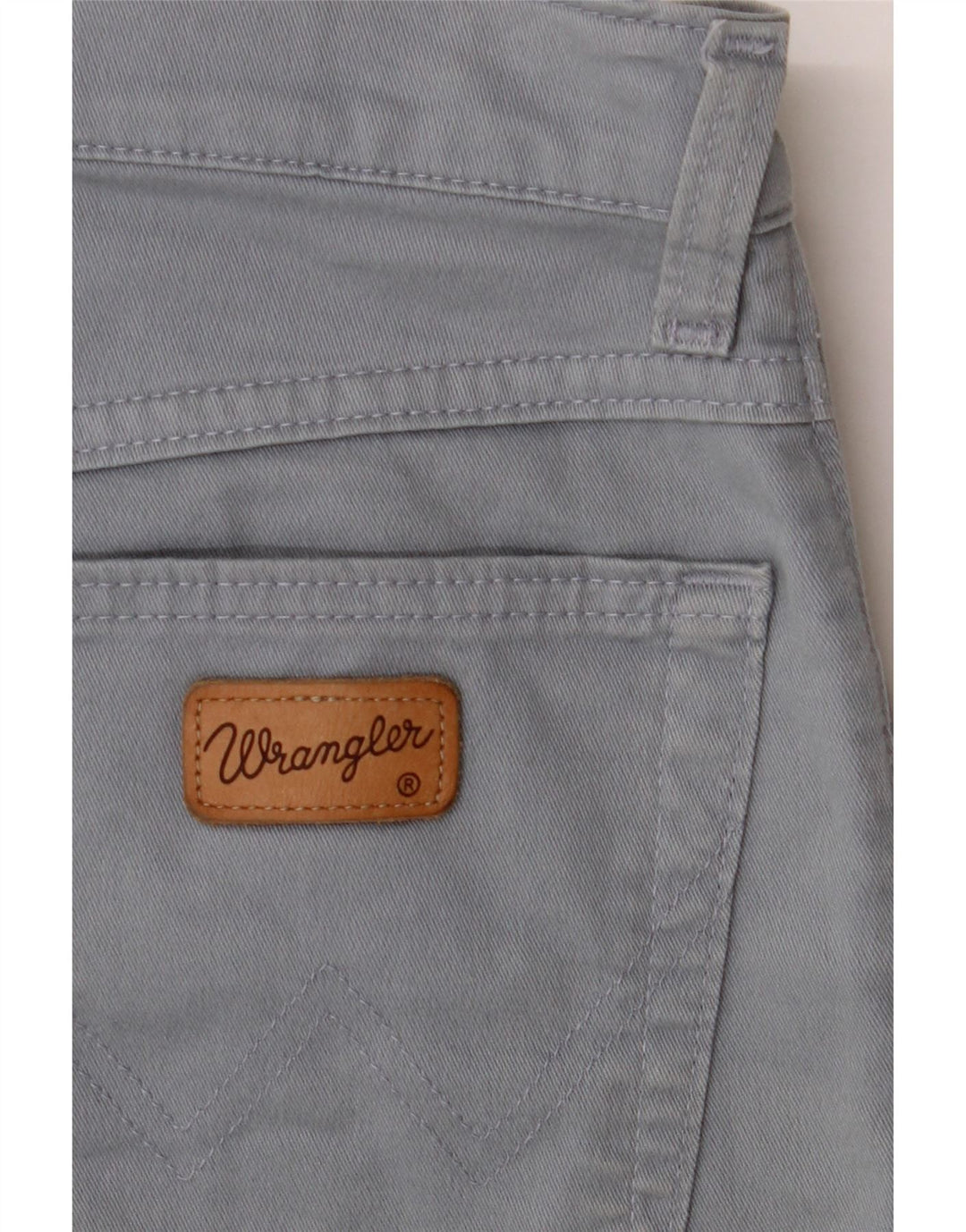 WRANGLER Womens Tapered Jeans W27 L32 Grey