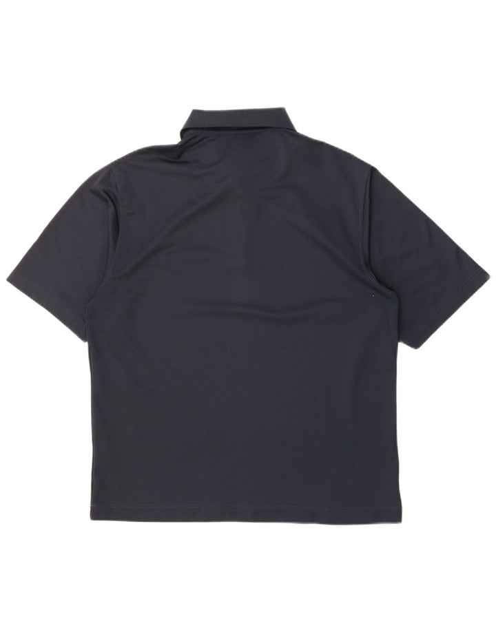 NIKE Mens Polo Shirt Medium Navy Blue