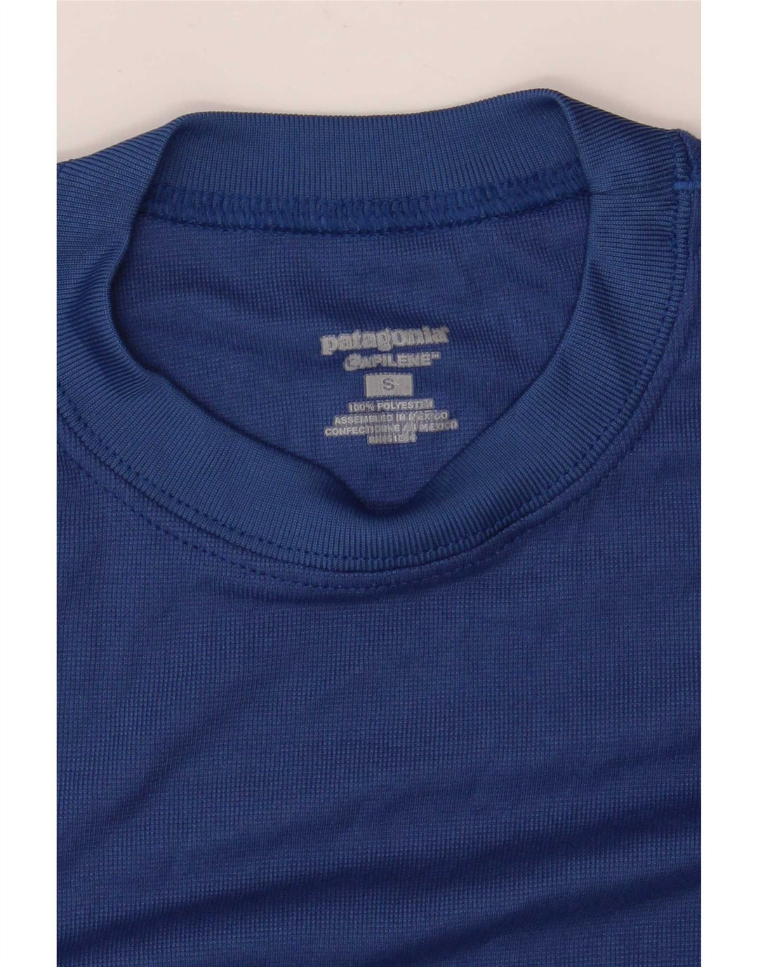 Patagonia Mens T-Shirt Top Small Blue Polyester