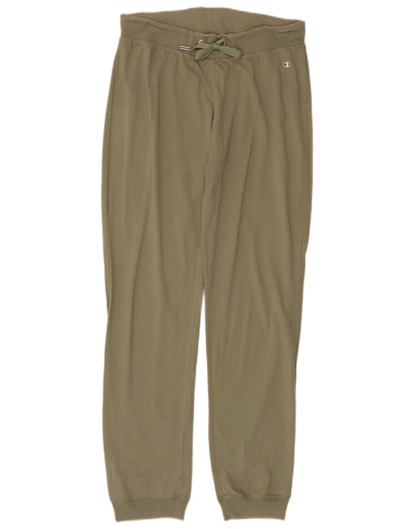 Champion Womens Tracksuit Trousers Joggers UK 14 Large Khaki