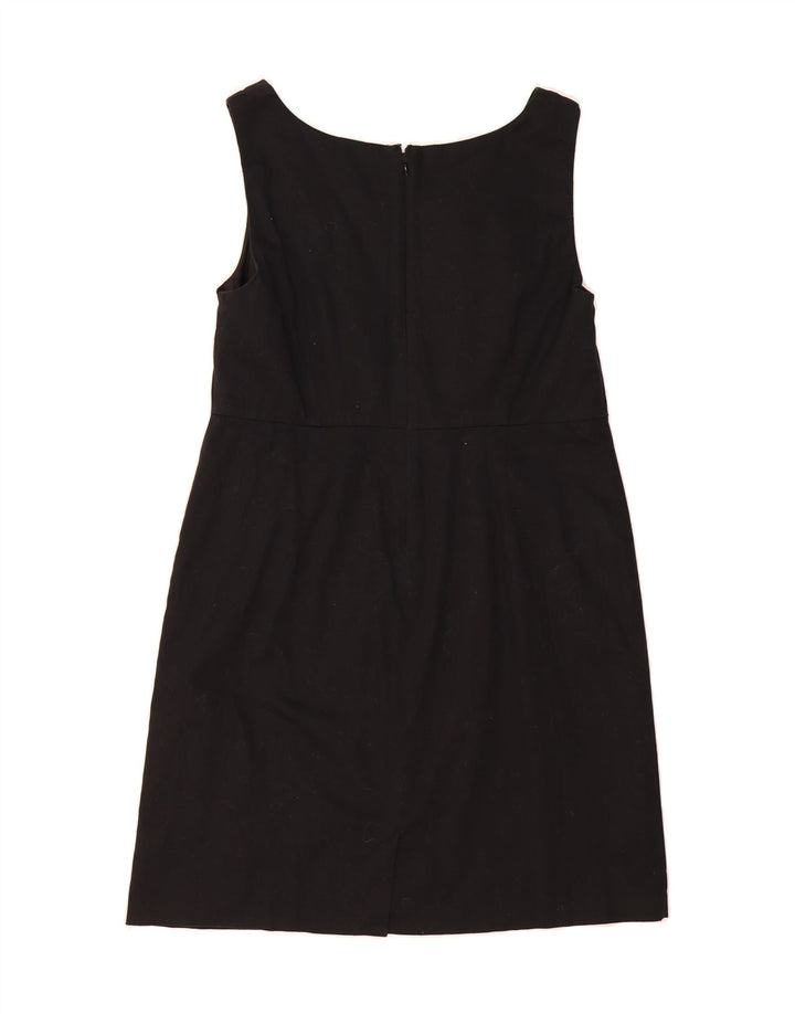 MOSSIMO Womens Sleeveless Shift Dress UK 16 Large Black Cotton Vintage Mossimo and Second-Hand Mossimo from Messina Hembry 