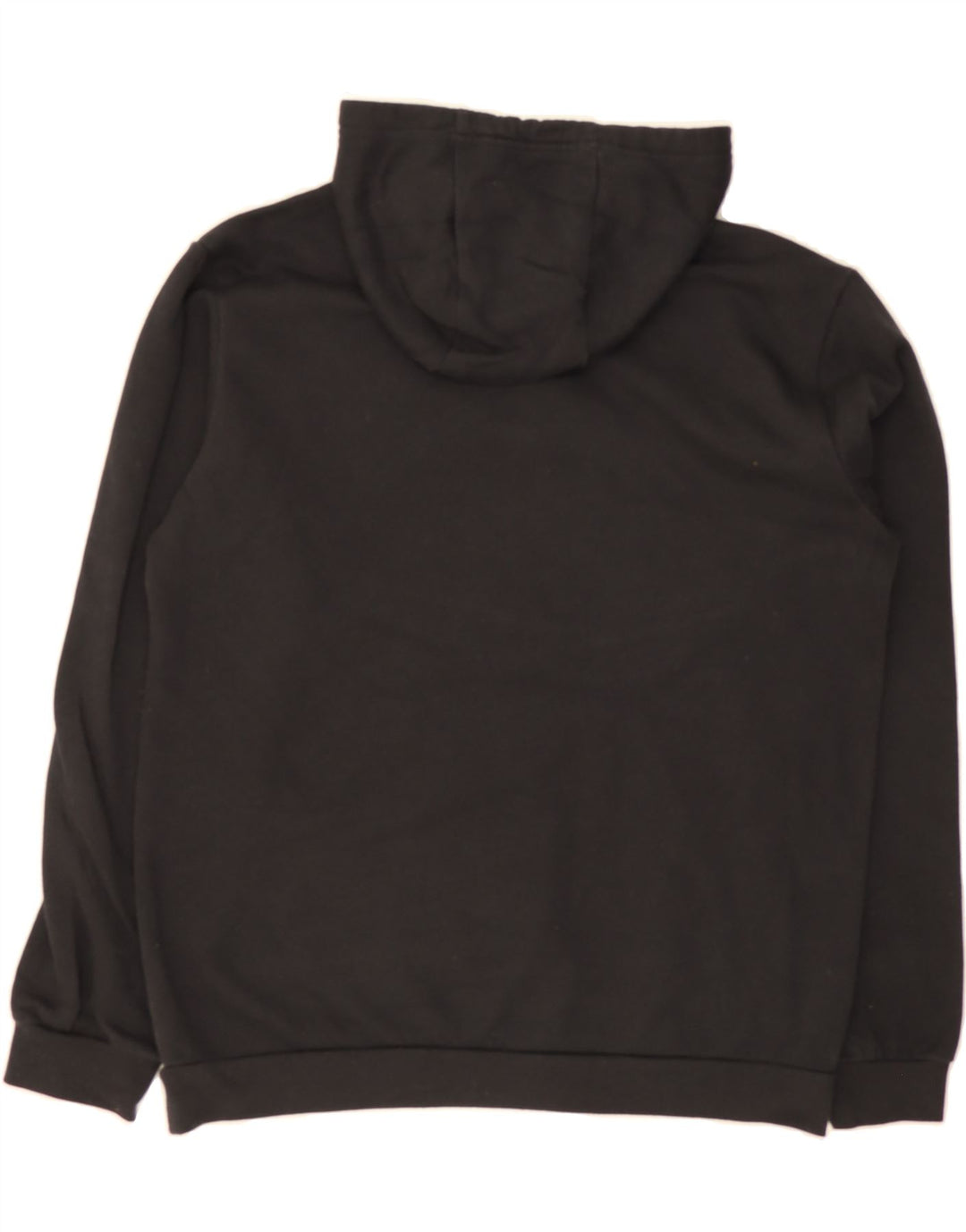 ADIDAS Mens Hoodie Jumper Medium Black Cotton Vintage Adidas and Second-Hand Adidas from Messina Hembry 
