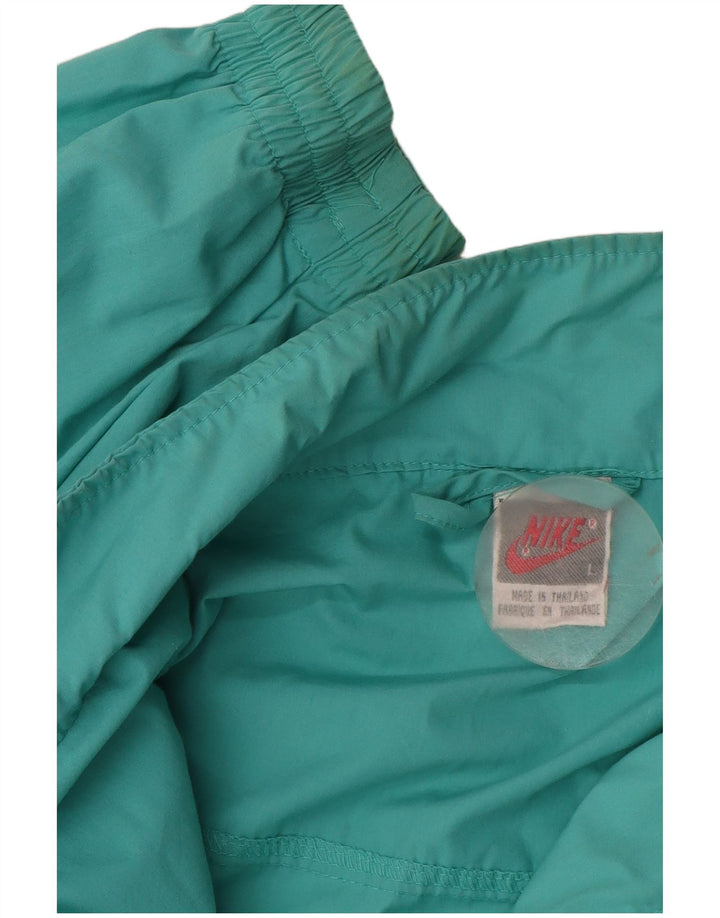 Nike Mens Full Tracksuit Large Turquoise Polyester