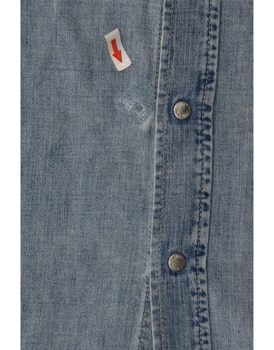 Mustang Womens Sleeveless Denim Dress UK 14 Medium Blue