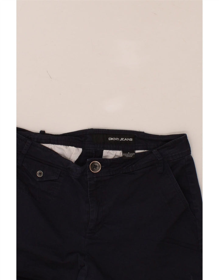 DKNY Womens Chino Shorts US 6 Medium W30 Navy Blue Cotton Vintage Dkny and Second-Hand Dkny from Messina Hembry 