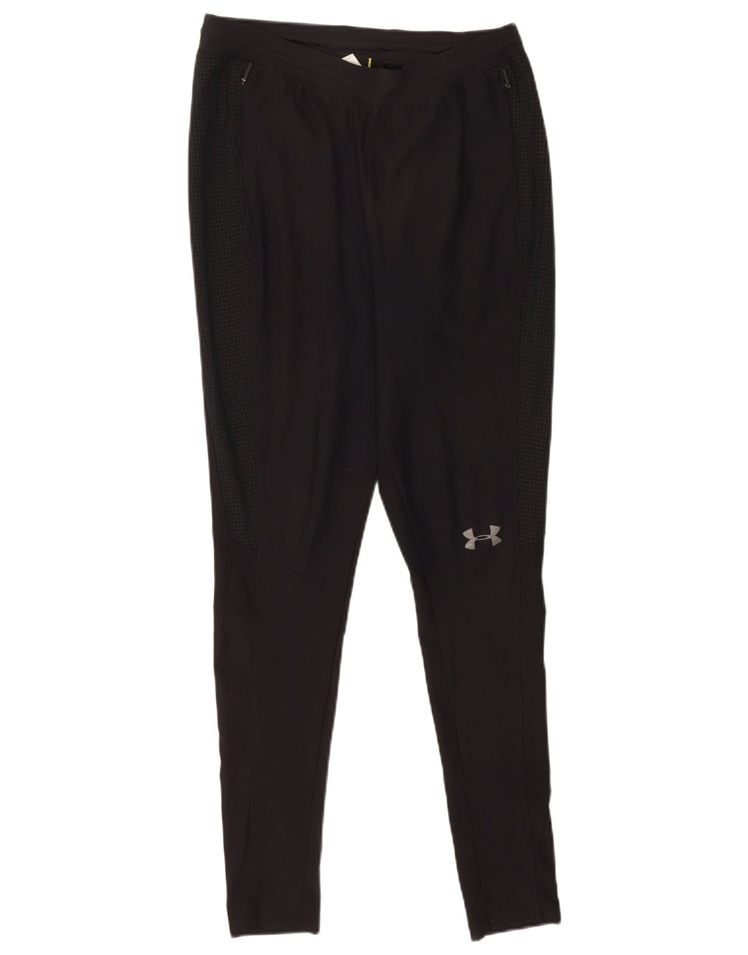 Under Armour Mens Fitted Slim Fit Leggings Small Black Polyester
