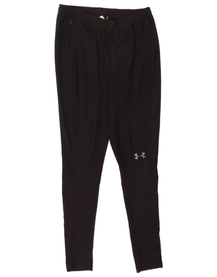 Under Armour Mens Fitted Slim Fit Leggings Small Black Polyester
