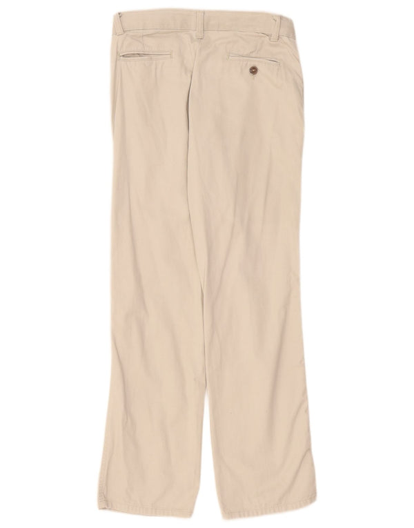 Chaps Boys Regular Chino Trousers 15-16 Years W28 L28 Beige Cotton