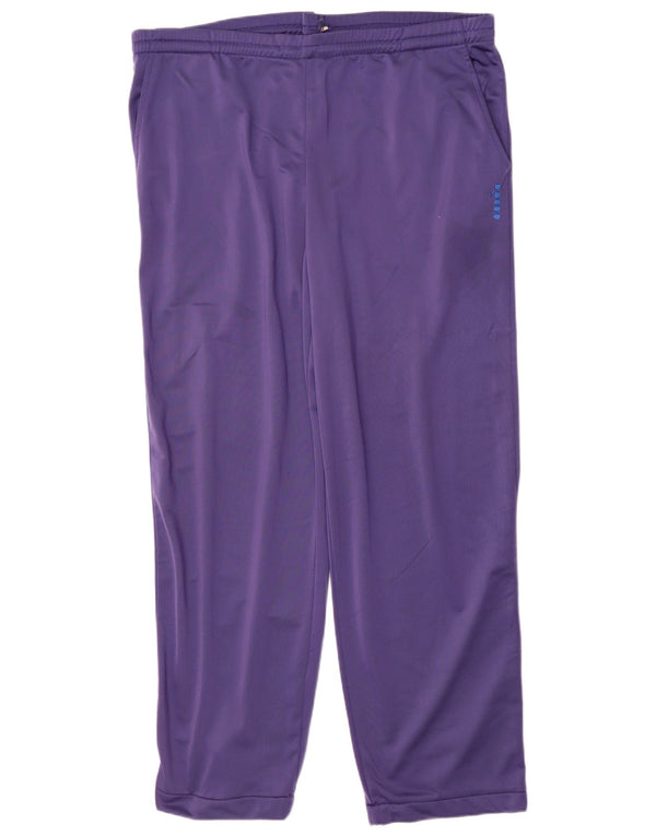 Diadora Mens Tracksuit Trousers IT 58 3XL Purple Polyester