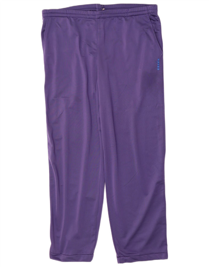 Diadora Mens Tracksuit Trousers IT 58 3XL Purple Polyester