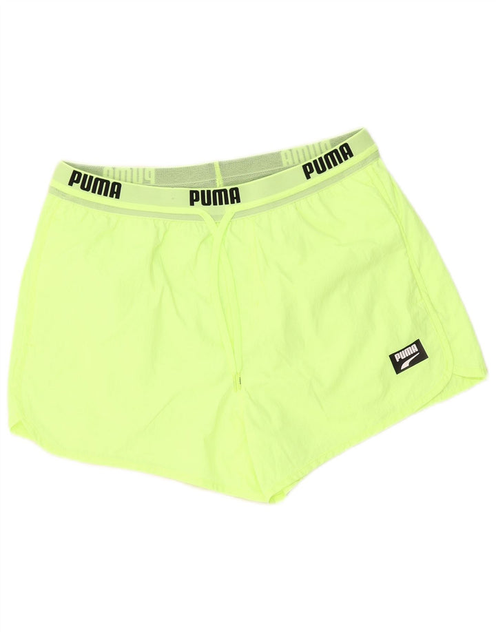 Puma Mens Graphic Sport Shorts Medium Green Polyamide