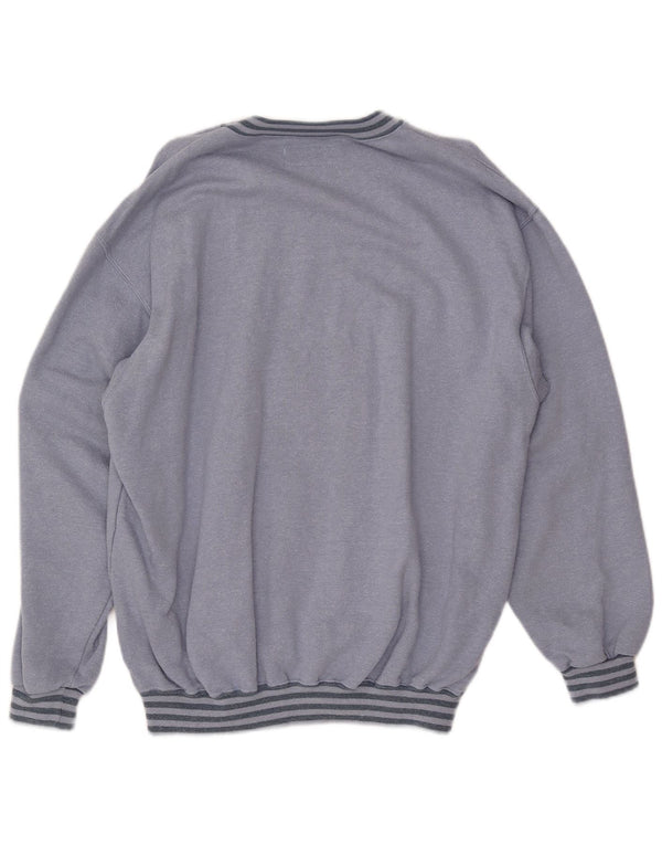 CAMPAGNOLO Mens Vikings Graphic Sweatshirt Jumper IT 56 XL Blue Cotton