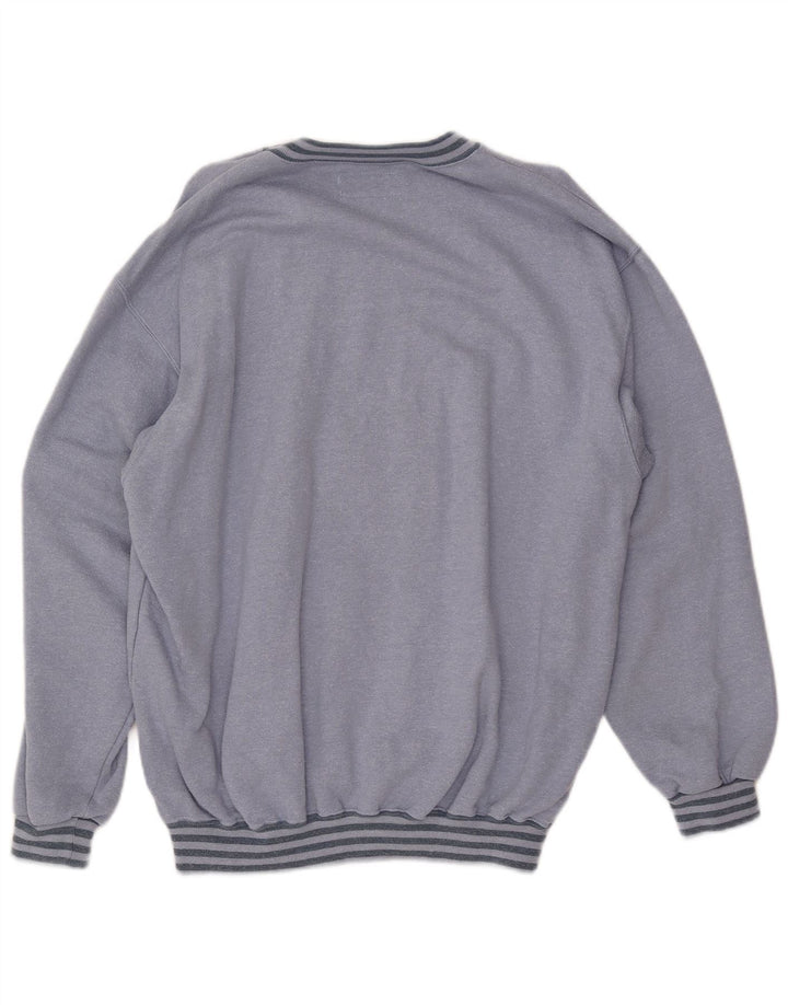 CAMPAGNOLO Mens Vikings Graphic Sweatshirt Jumper IT 56 XL Blue Cotton