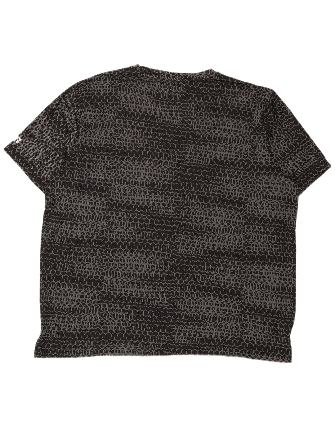 RUSSELL ATHLETIC Mens Graphic T-Shirt Top UK 54/56 3XL Black