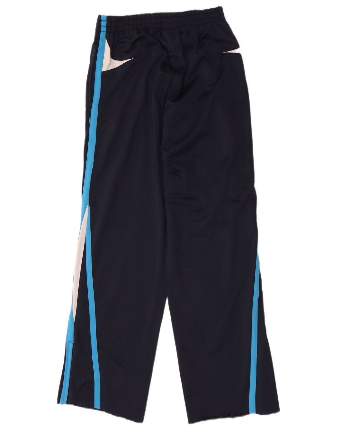Umbro Mens Tracksuit Trousers Small Navy Blue Colourblock Polyester