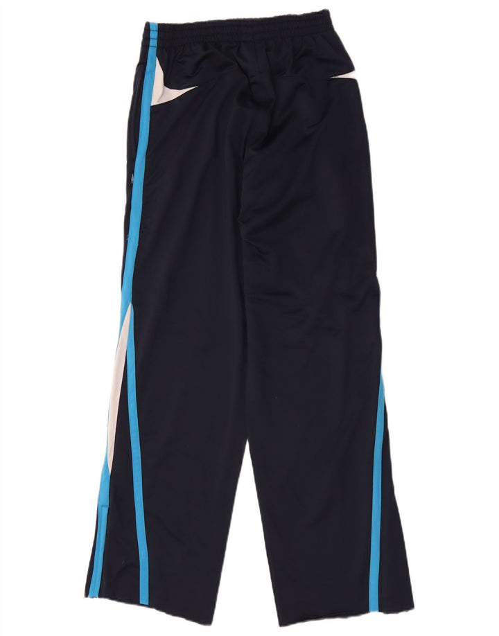 Umbro Mens Tracksuit Trousers Small Navy Blue Colourblock Polyester