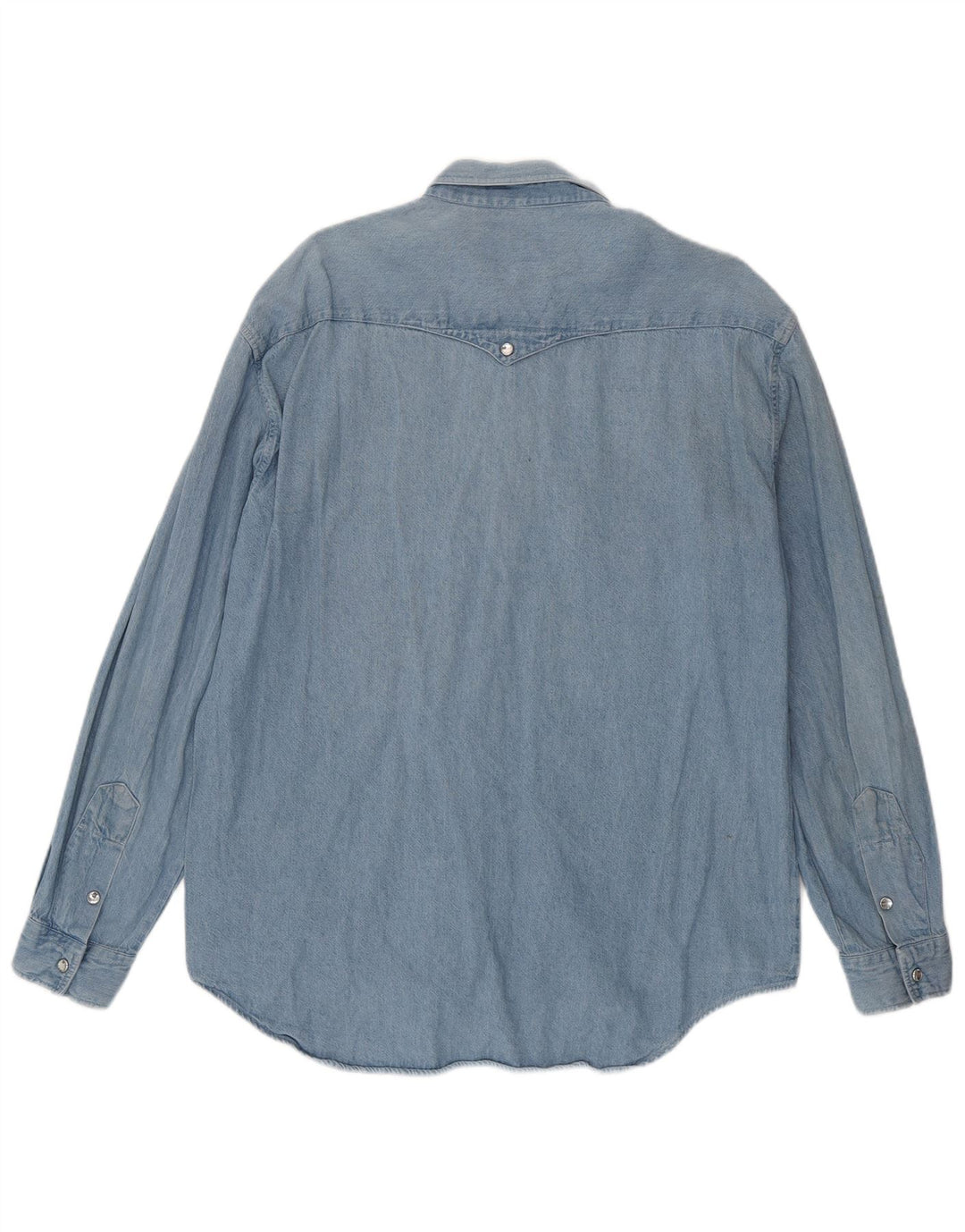 Sirio Mens Denim Shirt Large Blue Cotton