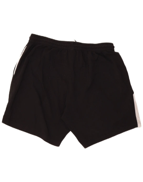 Reebok Mens Graphic Sport Shorts XL Black Colourblock Polyester