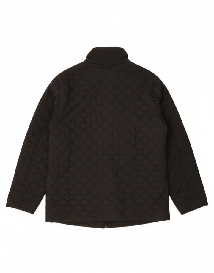 Ellesse Womens Quilted Jacket UK 14 Large Black