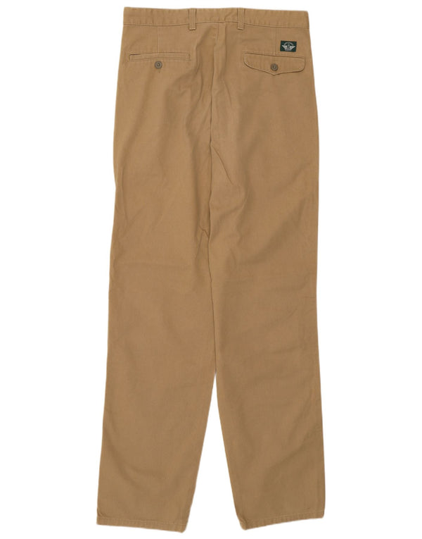 Dockers Mens Pegged Chino Trousers W32 L34 Beige Cotton Classic