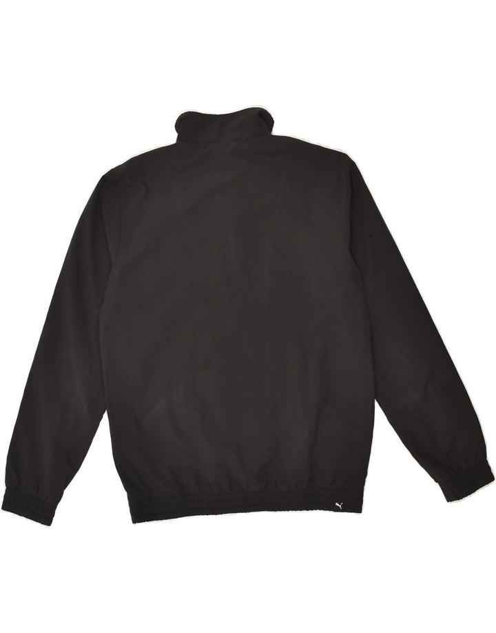 PUMA Boys Graphic Tracksuit Top Jacket 11-12 Years Large  Black | Vintage Puma | Thrift | Second-Hand Puma | Used Clothing | Messina Hembry 