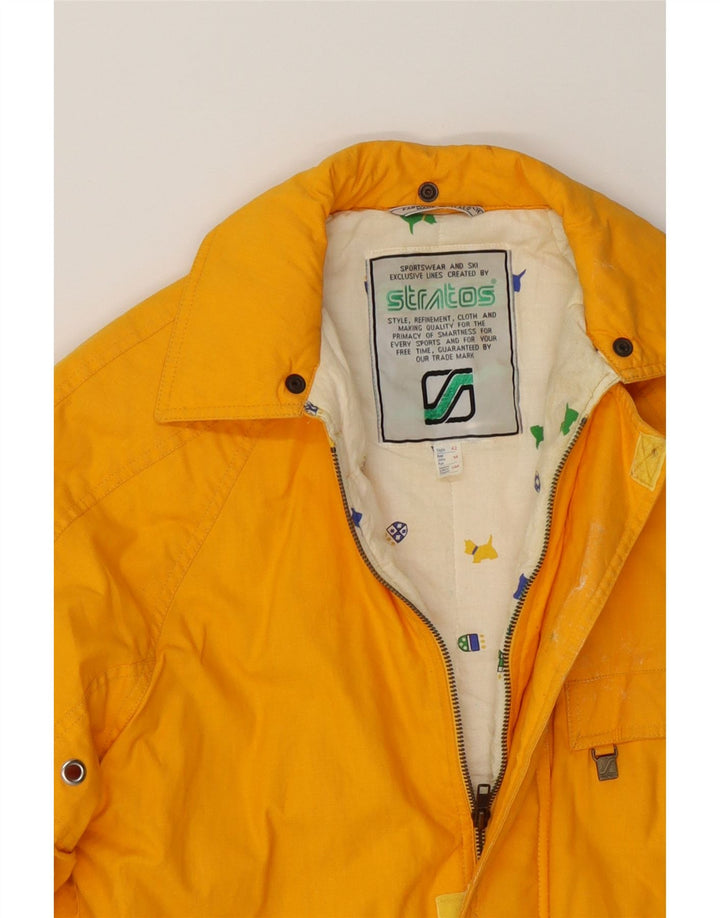STRATOS Boys Windbreaker Coat 13-14 Years Yellow Cotton Vintage Stratos and Second-Hand Stratos from Messina Hembry 