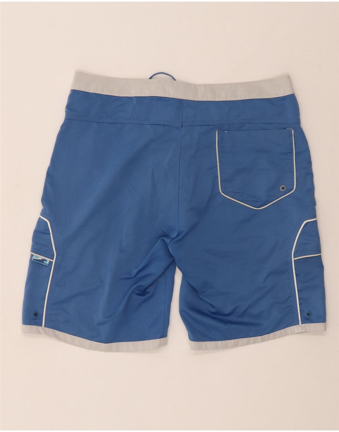CHAMPION Mens Swimming Shorts Large Blue Polyester
