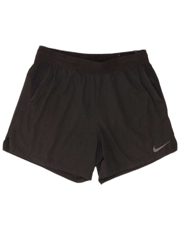 Nike Mens Dri Fit Standard Fit Sport Shorts XL  Black Polyester