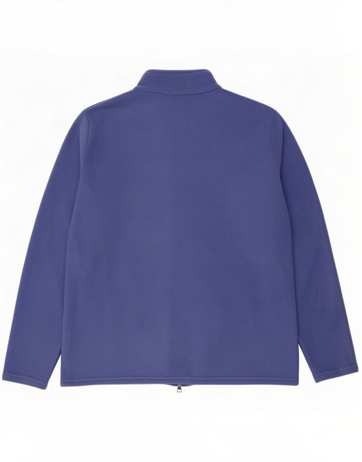 Marks & Spencer Womens Fleece Jacket UK 16 Large Blue