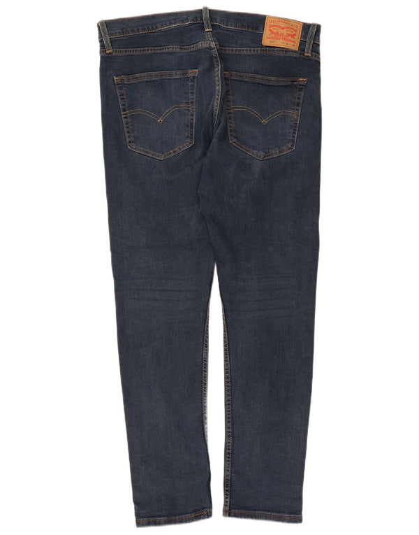Levi's Womens 512 Slim Tapered Jeans W36 L32 Blue Cotton