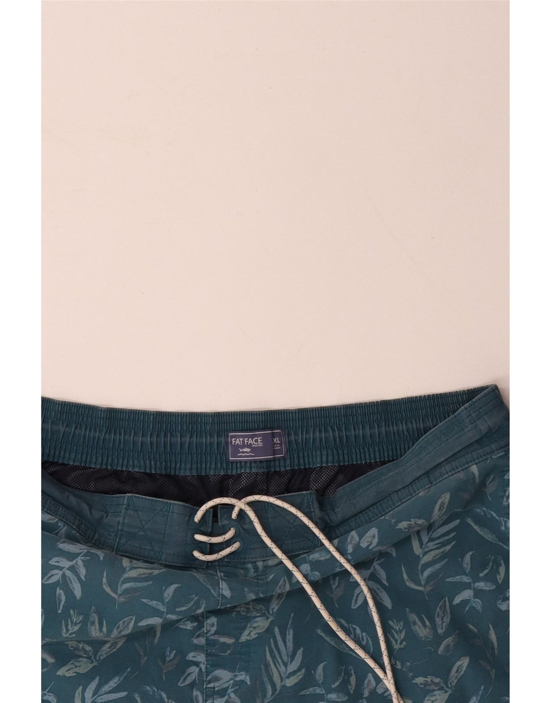 FAT FACE Mens Swimming Shorts XL  Blue Floral Polyester